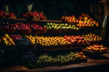 different fruits in the market