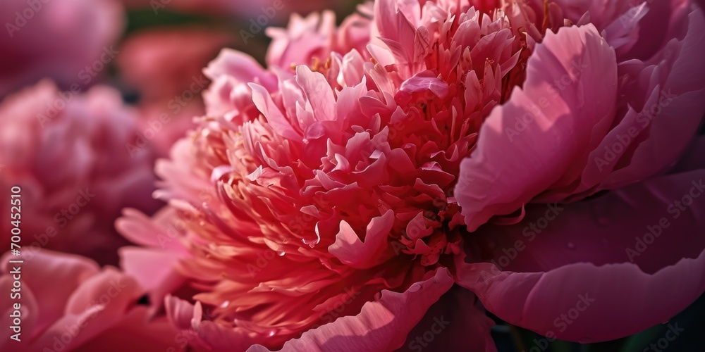 Poster a close-up shot of a bunch of pink flowers. perfect for adding a touch of color to any floral arrang