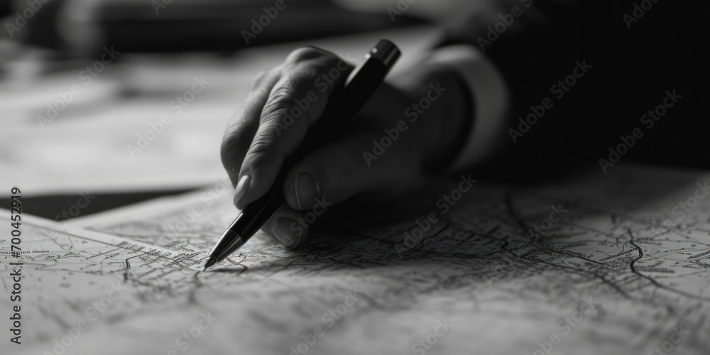 Poster a person is shown writing on a piece of paper with a pen. this image can be used for various purpose