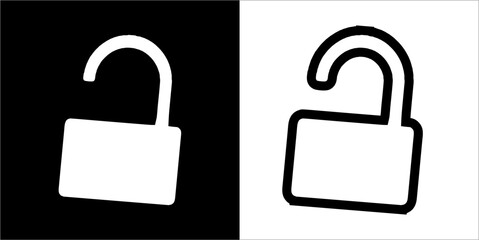 Illustration vector graphics of Padlock icon