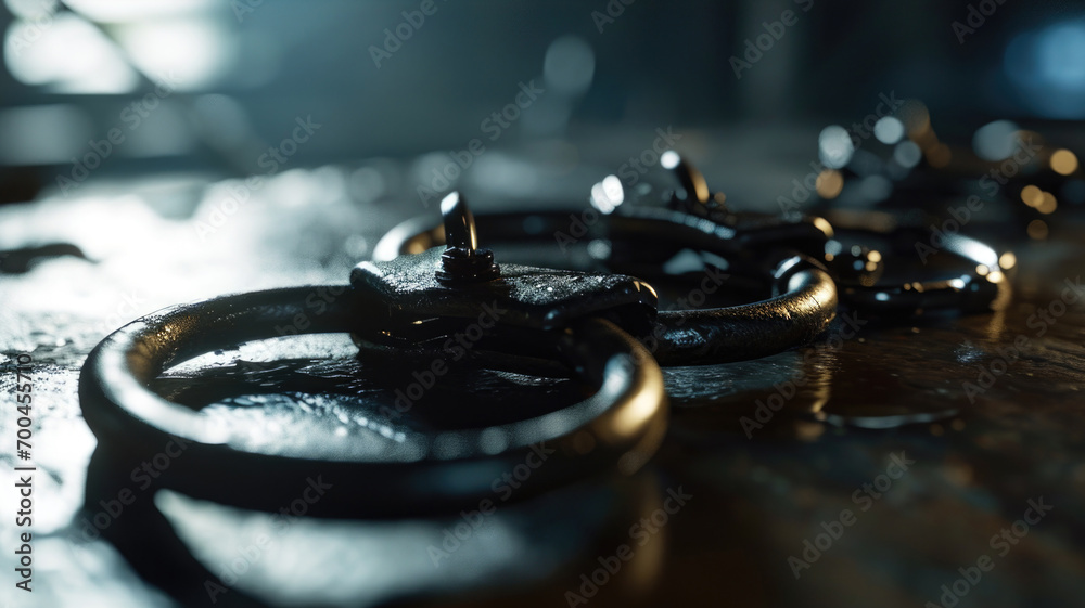Poster Scissors on a table. Versatile image for various purposes