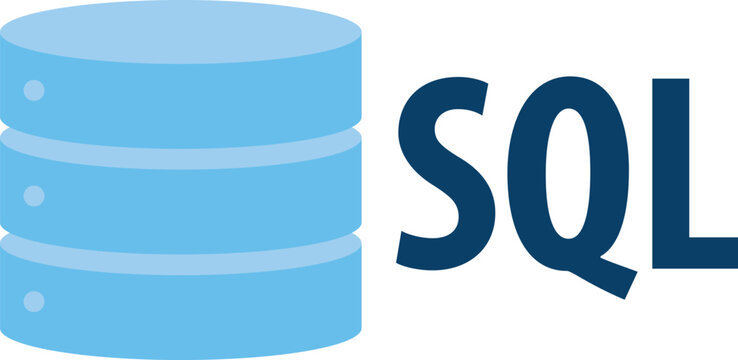 SQL Database Icon Logo Design UI or UX App