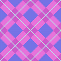 Purple blue plaid seamless pattern 