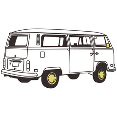 rear side of the car