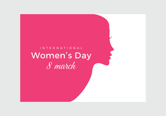 International Women's Day is celebrated on the 8th of March annually around the world. It is a focal point in the movement for women's rights. Vector illustration design.