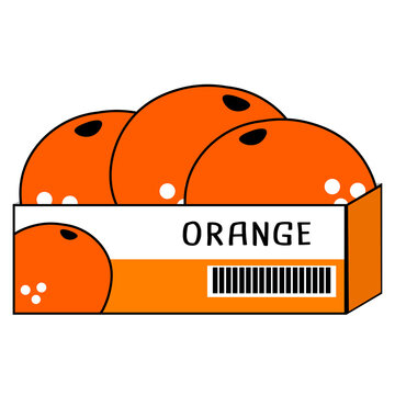 orange box illustration