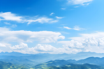 Obraz premium blue sky and clouds