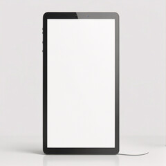 Tablet-Computer-Mockup-Vektor. Modernes Tablet mit leerem Bildschirm. Realistischer Tablet-Computer isoliert auf weißem Hintergrund.