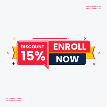 enroll now up to 15% discount
