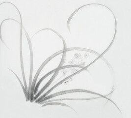 Chinese Painting Orchid