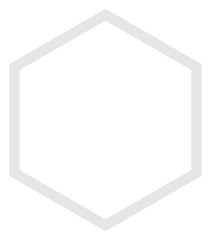  Honeycomb Shape, Beehive or Bee House Form, Hexagonal, can use for Frame, Emblem, Logo Gram, Apps, Pictogram, Decoration, Ornate, Tile, Mosaic, Background, Website or Graphic Design Element. PNG