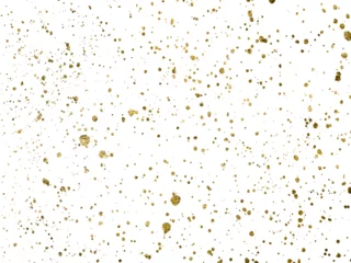 Fotobehang Gold spot one white background for Design Templates for Brochures, Flyers, card, Banners. Abstract Modern Background. Vector © artemisia1508