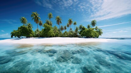 Fototapeta premium Maldives Tropical Island 