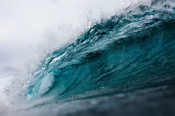 Papier Peint photo autocollant les îles Canaries Powerful wave breaking in Atlantic Ocean