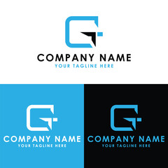 GT initial logo, GT logo, GT letter logo