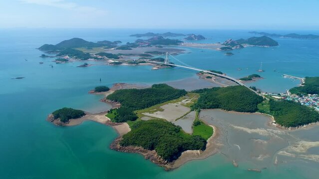 군산시 고군산군도의 전경