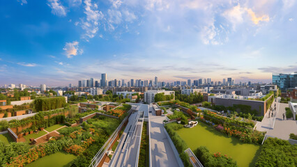 panorama of the city