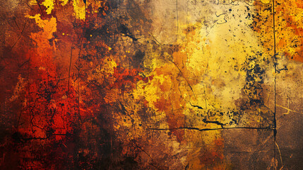 Vintage grunge background with patina like colors cross