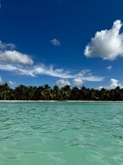 Seascape in the Dominican republic
