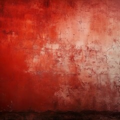 Fototapeta premium Old wall texture cement red background abstract dark color design are light with white gradient background - Generative AI