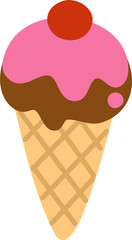 cute ice cream cone kidcore doodle