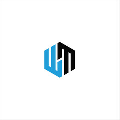 Obraz premium WM logo. W M design. White WM letter. WM, W M letter logo design. Initial letter WM linked circle uppercase monogram logo. W M letter logo vector design. top logo, Most Recent, Featured, 