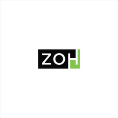 Obraz premium ZOH logo. Z O H design. White ZOH letter. ZOH, Z O H letter logo design. Initial letter ZOH linked circle uppercase monogram logo. Z O H letter logo vector design. top logo, Most Recent, Featured, 