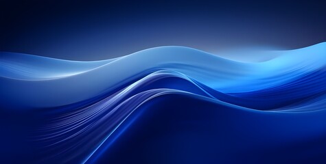 Fototapeta premium Blue Wave Background