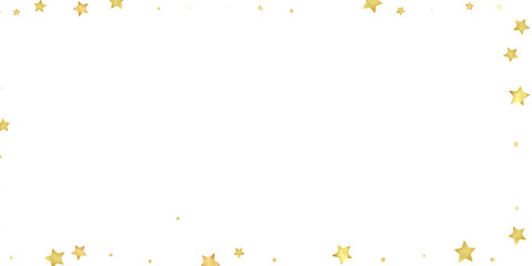 Magic stars vector overlay.  Gold stars scattered