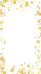 Magic stars vector overlay.  Gold stars scattered
