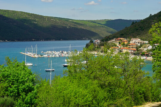 Marina e porto di Trget. Istria. Croazia