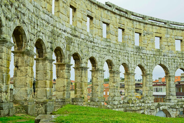 Pola anfiteatro romano. Istria. Croazia
