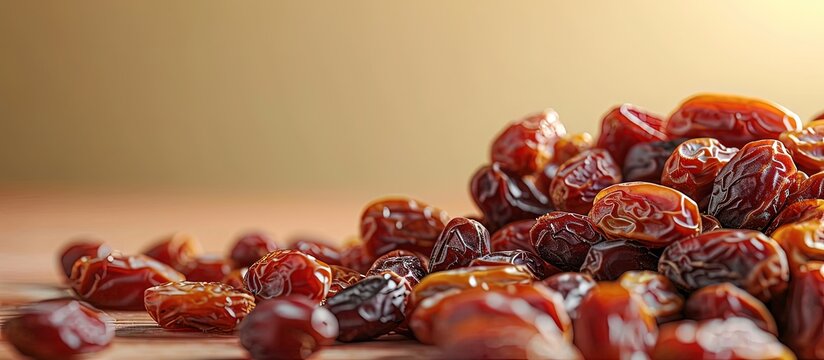 fresh saudi dates sold in buraidah dates festival. Creative Banner. Copyspace image