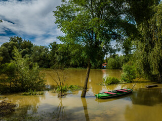 boat on the river