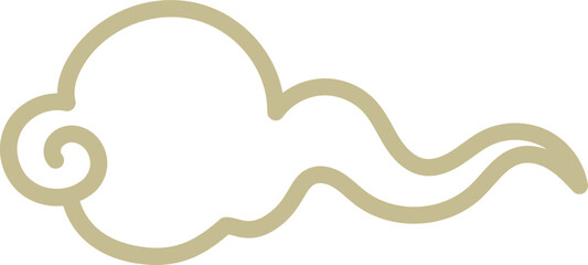 It's an oriental cloud icon.
