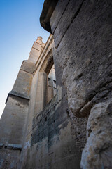 Great gothic cathedral landmark in Narbonne, France