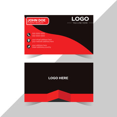 simple minimalist business card template.