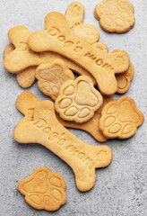Homemade dog biscuits