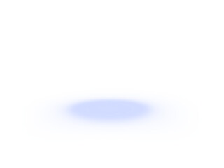 PNG blue gradient blur circle on transparent background 