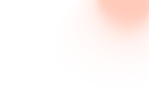 Brown corner gradient light design on transparent background