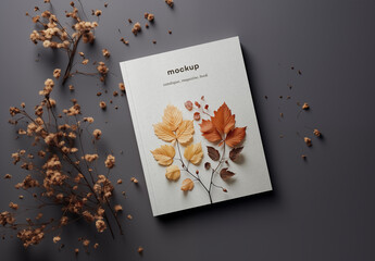 Magazine, Book, Catalogue, Brochure Cover Mockup Generated with AI