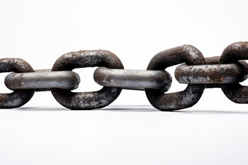 Fototapeta premium chain on a white background