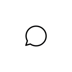Instagram comments vector icon, Message sign, post symbol, UI element, conversation shape, Insta outline ​