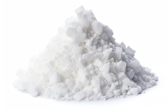 a pile of white powder