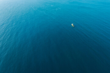Aerial view of beautiful sea wave