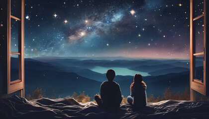 the moon and the stars