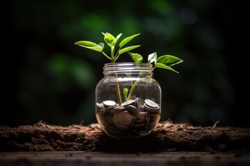 money investing save green concept 