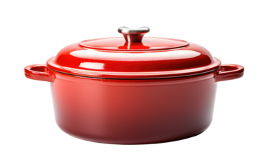 Elements Merge in the Red Color Cauldron's Dazzling Display on White or PNG Transparent Background