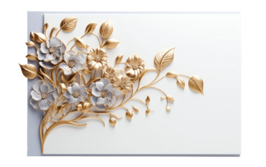 Musical Notes of Happiness in Your Greeting Card on White or PNG Transparent Background