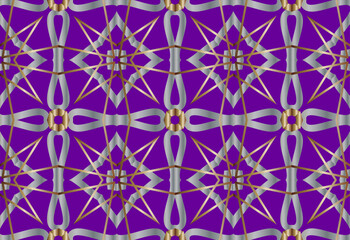 Seamless colorful geometric casual allover textile print block. Common geometric motif pattern classy background